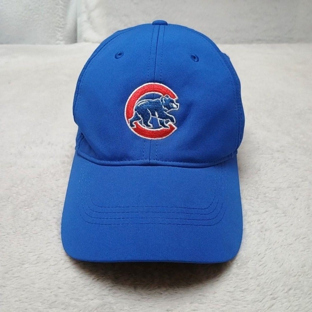 Nike Chicago Cubs Hat Cap Strap Back Mens Blue MLB Baseball Golf Legacy 91 Tech